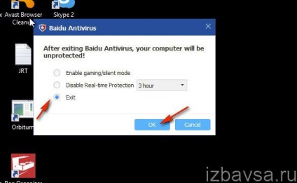 Cum de a elimina scutul albastru Antivirus Blue