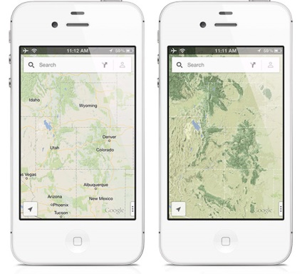 Cum să includă în hărțile Google modul de topografie ascunse, - știri din lumea merelor