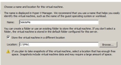 Cum se restabilește mașinile virtuale hyper-v atunci când copiați pe o altă gazdă în serverul Windowsr 2008r2