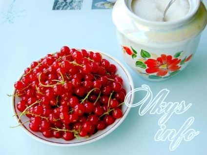 Vörös ribizli összetétele a téli recepthez üresen egy fotóval