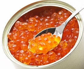 Conservarea caviarului roșu