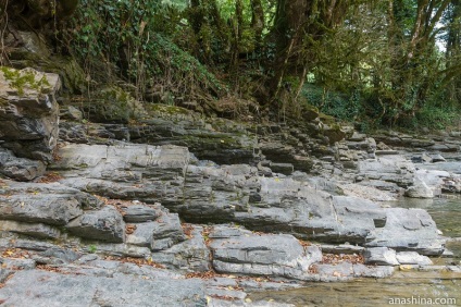 Prin valea râului vest dagomys baie naturală și zona de relaxare