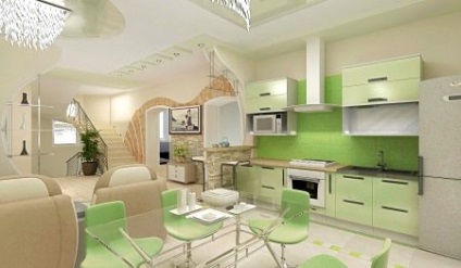 A konyha összekapcsolva a szobával (63 kép) egy előcsarnok Hruscsovban, a konyha kialakítása, a folyosóra haladva