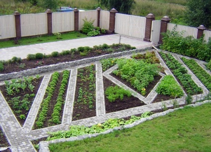 Design peisagistic al terenului cu grădină de bucătărie