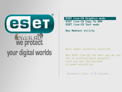 Livecd eset nod32 () - sistem, livecd, nod 32, antivirusuri, protecția calculatorului, eset