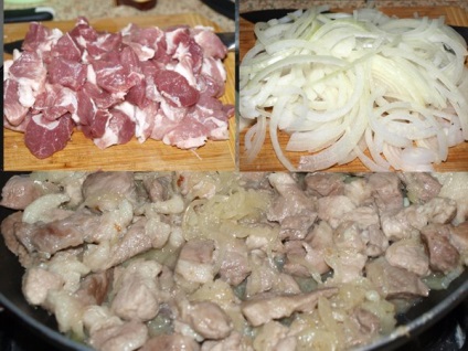 Pucioasă de patiserie cu cartofi, carne și castraveți - simple rețete