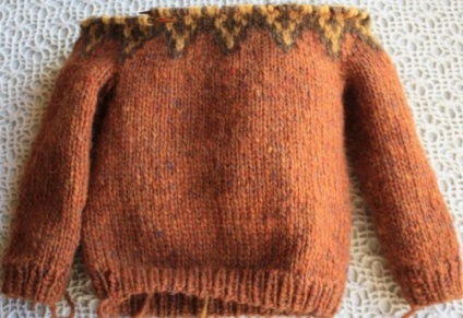 Lopapeis pentru copil - cum să cravată un pulover islandez
