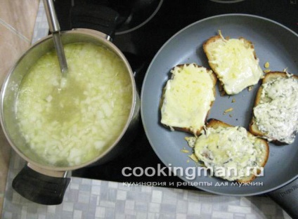 Supa de ceapă (versiune simplificată) - gătit pentru bărbați