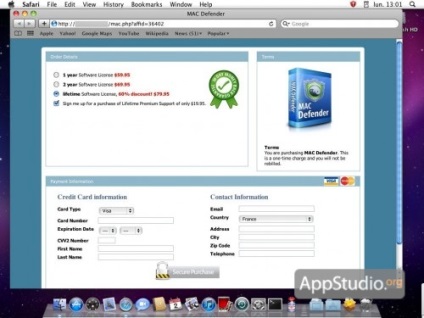 Macdefender - altul - un virus teribil - pentru proiectul mac os x - appstudio
