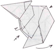 Bear origami în diagrame și foto-video master-class