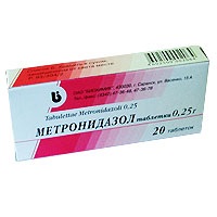 Tratamentul cu metronidazol, aplicare