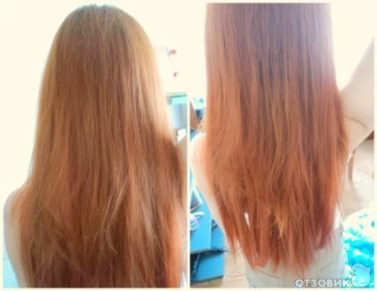 Ulei de migdale pentru evaluarea părului cu fotografii înainte și după