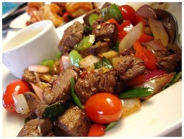 Carne în reteta de gătit Thai - frumos la modă