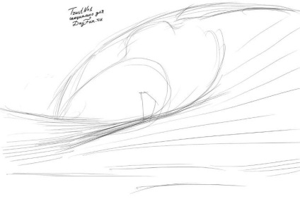 A ceruza viharának rajzolása szakaszokban - hogyan kell egy zivatarot rajzolni egy ceruzával lépésről lépésre
