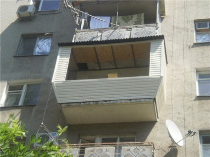 Decorare exterioară a balconului instrucțiuni de instalare video din exterior, mai bine pentru a termina, fotografie