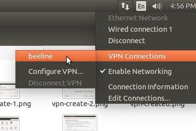 Configurarea beeline l2tp vpn (beeline vpn) pe ubuntu