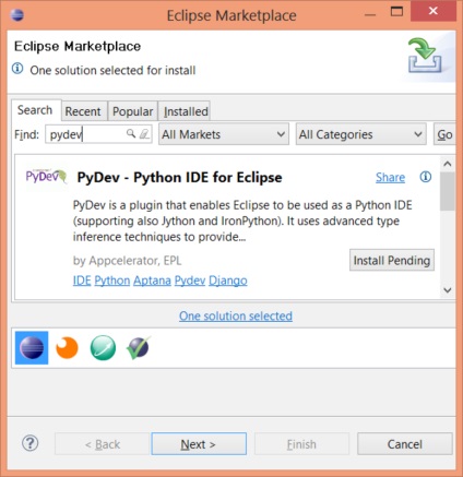 Setarea eclipsei pentru a lucra cu Python