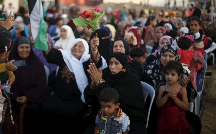A palesztin tömeges esküvők szokásai