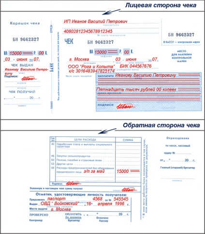 Schema generală de calcule prin cecuri depuse