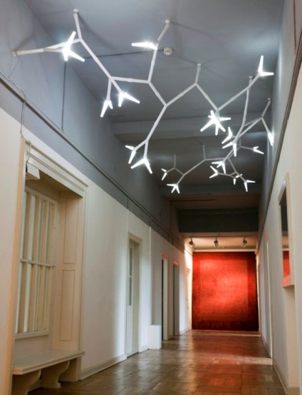 Eredeti moduláris lámpák a belső térben