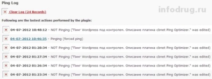 Ping Wordpress sub control