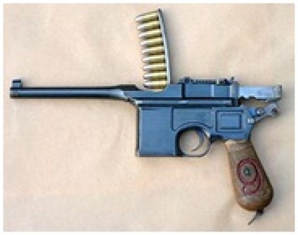 Pistol Mauser cu-96 de arme sub focalizare cu un singur cartuș