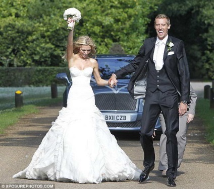 Peter Crouch sa căsătorit cu modelul lui Abby Clancy