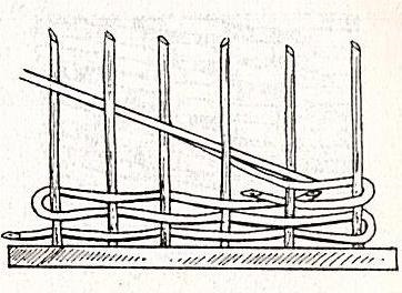 A fonott kerítés gallyakból saját kezekkel, mesterkurzus (videó)