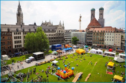 Marienplatz téren