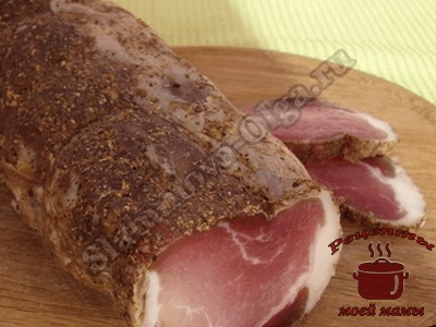 Polendvitsa - carne de porc brut