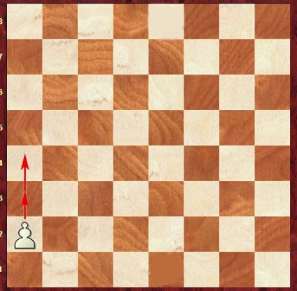 Regula de șah ca pion se duce