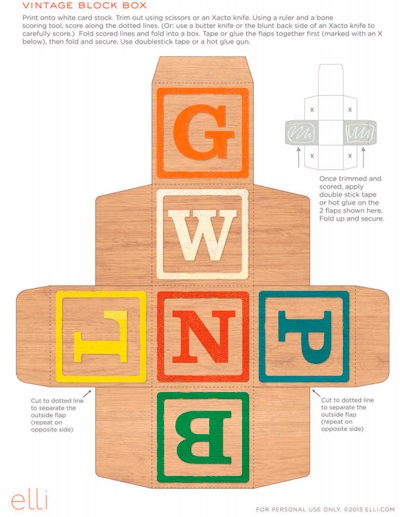 Cuburi de jucarii pentru copii din anul cu litere amelica