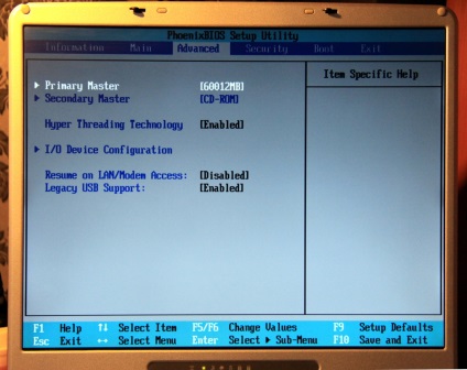 Recuperarea modului de revizuire a notebook-ului intern iru brava-4215combo, lansat în 2004 (partea 1)