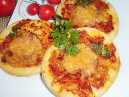 A mini pizza receptje otthon, kanál-sütemény receptek és ételek