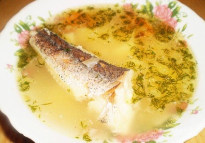 Supa de pește din merluciu - rețetă pas cu pas cu fotografie