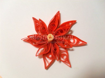 Crăciun carte cu mâinile proprii, cu elemente de quilling