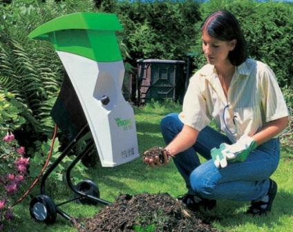 Împachetător de grădină pentru iarbă și crengi - cum să alegeți sau să vă creați mâinile