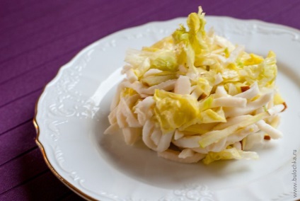 Salata de mesteacăn albă cu pui și brânză