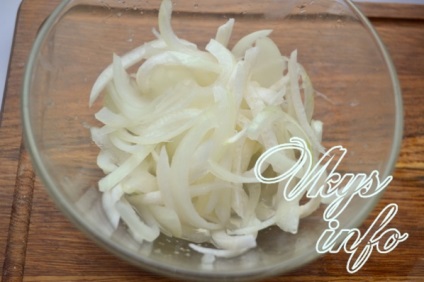Saláta marhahús és gombával recept fotóval