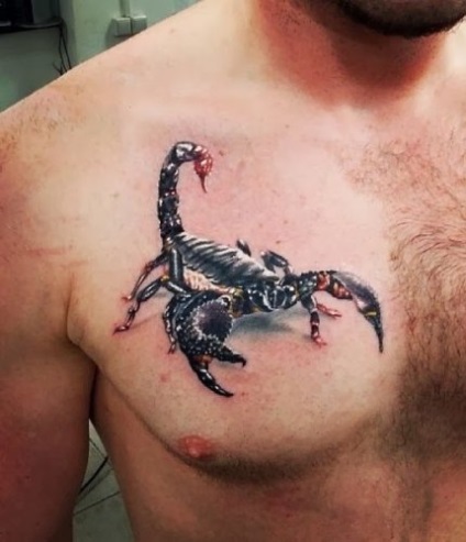 Faceți un tatuaj cu scorpion