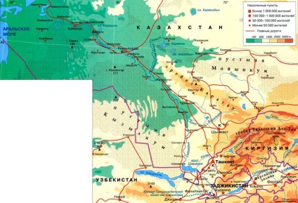 Syr Darya (râu) - Asia - planeta pământ