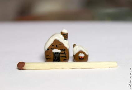 Készítsen miniatűr házakat a polimer agyagból - kézművesek kézműves - kézi készítésű