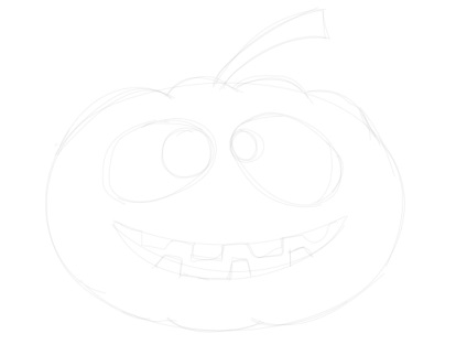 Creați autocolant vector - dovleac pentru Halloween în Adobe Illustrator - rboom