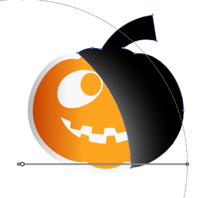 Creați autocolant vector - dovleac pentru Halloween în Adobe Illustrator - rboom