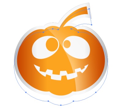 Creați autocolant vector - dovleac pentru Halloween în Adobe Illustrator - rboom