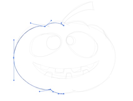 Creați autocolant vector - dovleac pentru Halloween în Adobe Illustrator - rboom