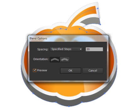 Creați autocolant vector - dovleac pentru Halloween în Adobe Illustrator - rboom