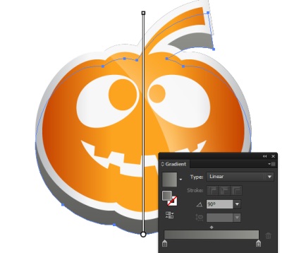 Creați autocolant vector - dovleac pentru Halloween în Adobe Illustrator - rboom