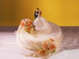 Tort de nunta certificat de căsătorie № 408 cu livrare la Moscova de la compania de cofetărie
