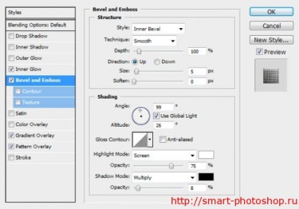 Fényes gomb a Photoshopban